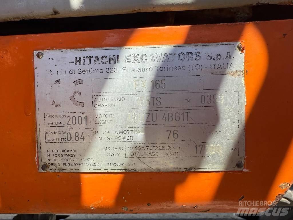 Fiat Hitachi EX 165 Paletli ekskavatörler