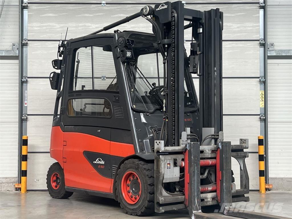 Linde E 50HL-01 Elektrikli forkliftler
