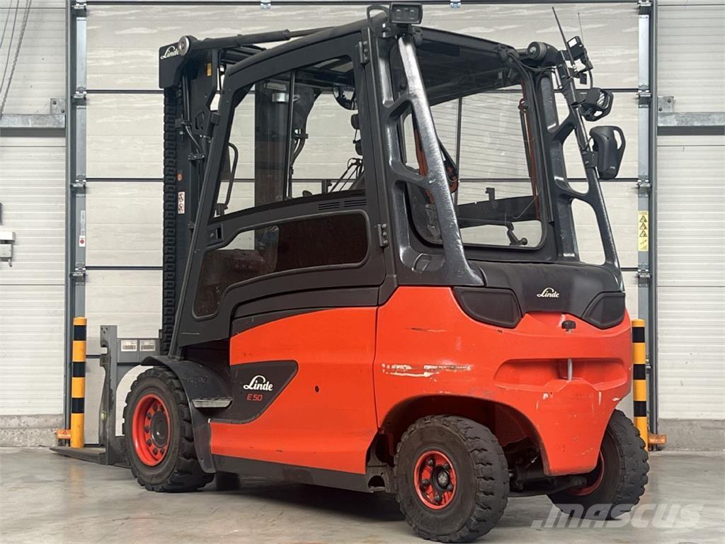 Linde E 50HL-01 Elektrikli forkliftler