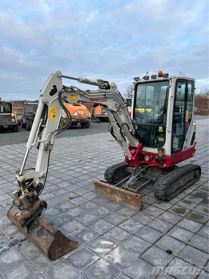 Takeuchi TB 225 Mini ekskavatörler, 7 tona dek