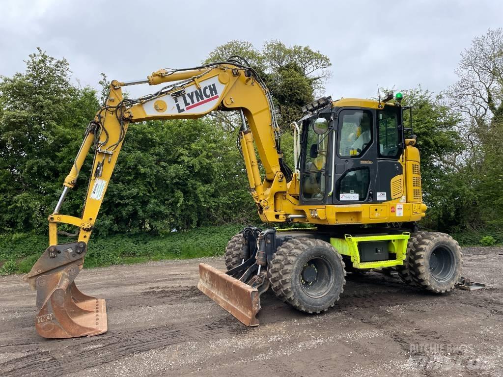 Komatsu PW 118 Lastik tekerli ekskavatörler