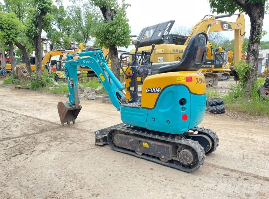 Kubota U 008 Mini ekskavatörler, 7 tona dek