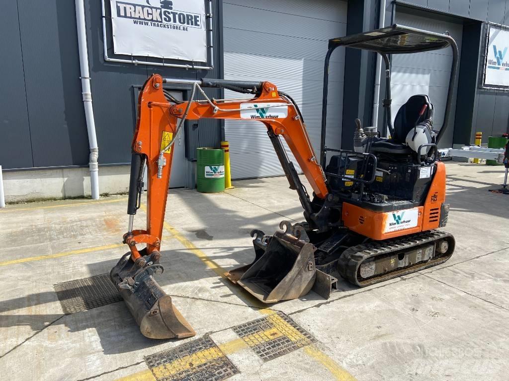 Hitachi ZX 19 U-6 Mini ekskavatörler, 7 tona dek
