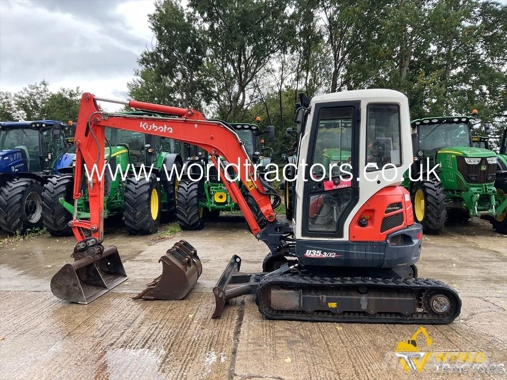 Kubota U 35-3 A Mini ekskavatörler, 7 tona dek