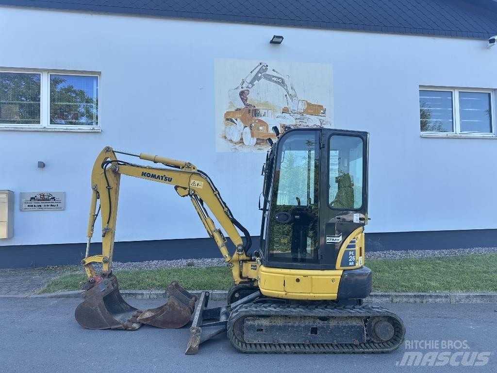Komatsu PC 26 MR-3 Mini ekskavatörler, 7 tona dek