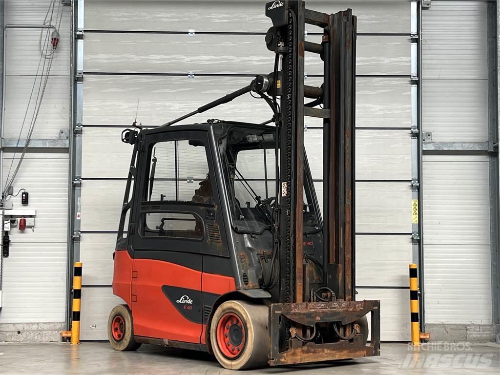 Linde E 40/600 HL Elektrikli forkliftler