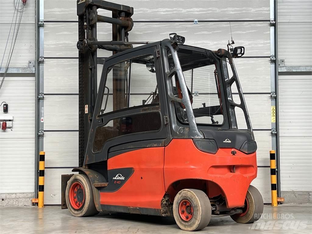 Linde E 40/600 HL Elektrikli forkliftler