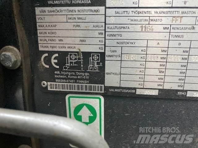 Doosan D35C-7 Dizel forkliftler