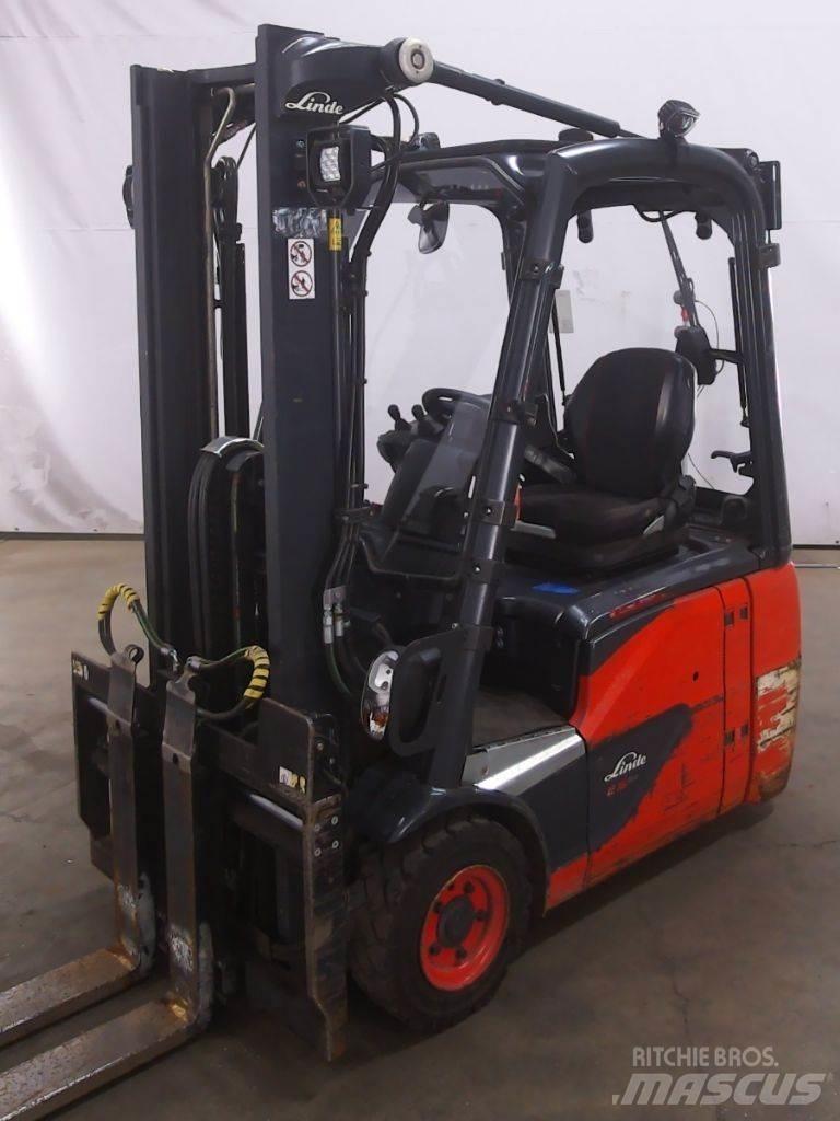 Linde E16C-02 Elektrikli forkliftler