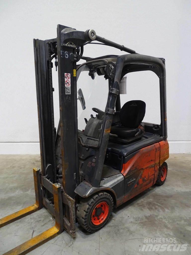 Linde E16P-02 Elektrikli forkliftler