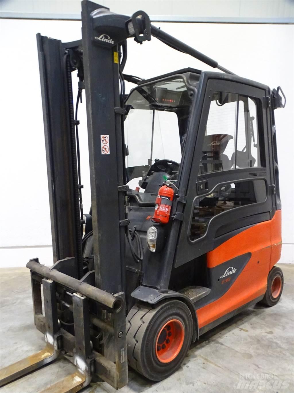 Linde E30HL Elektrikli forkliftler