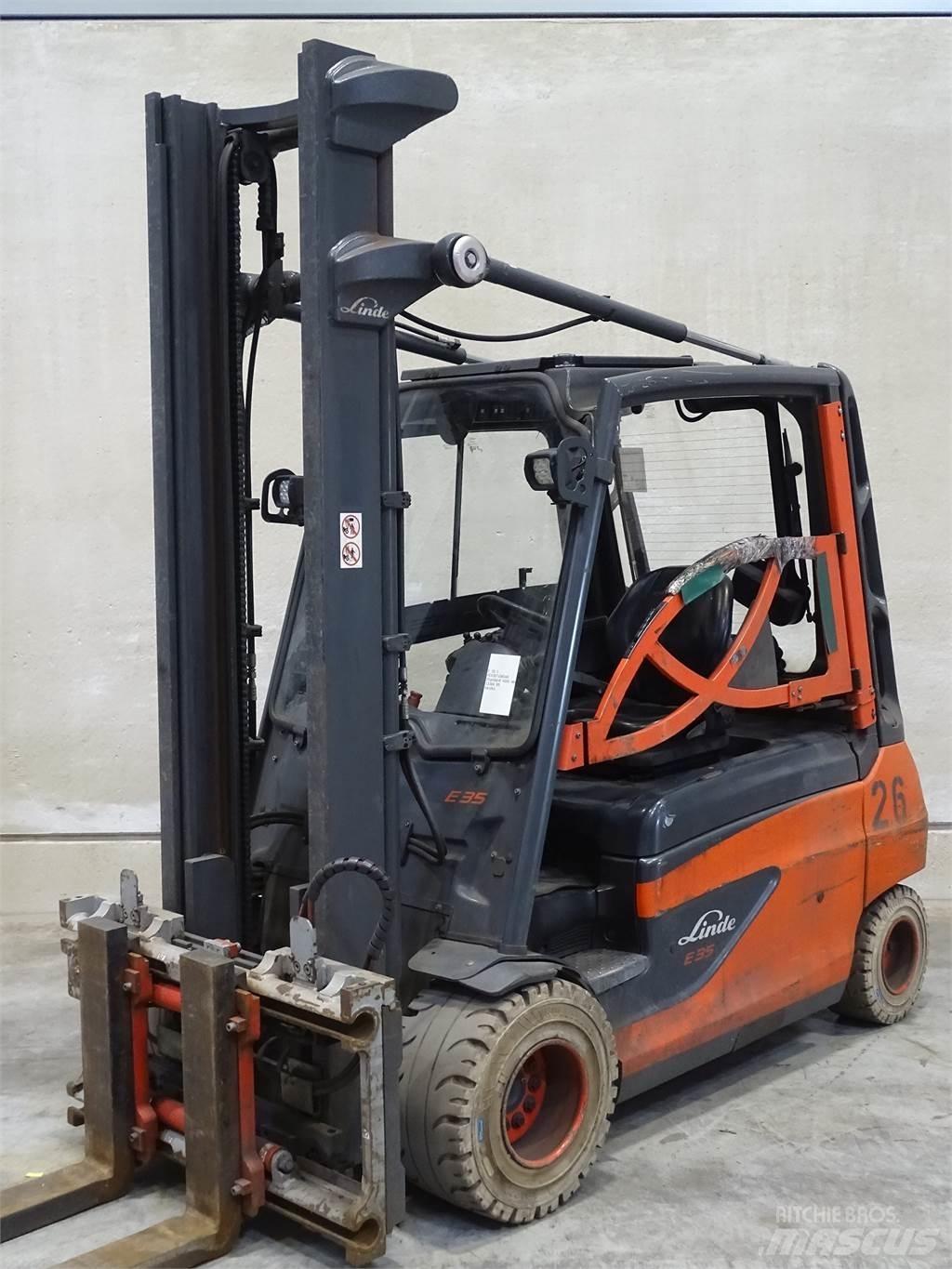 Linde E35L Elektrikli forkliftler