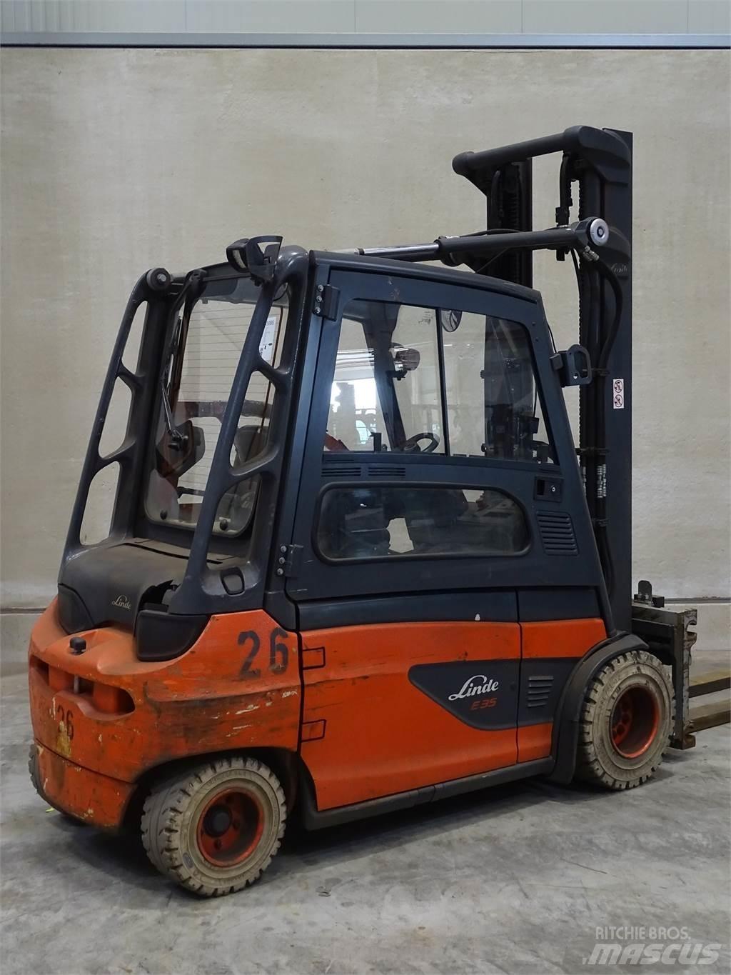 Linde E35L Elektrikli forkliftler