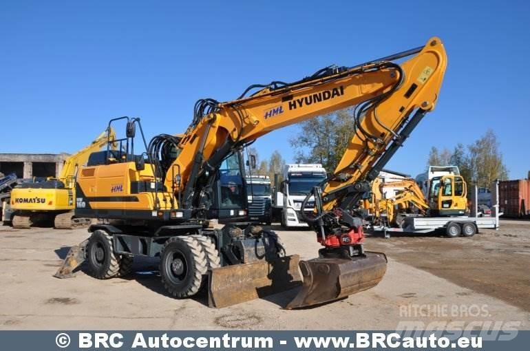 Hyundai HW160 Lastik tekerli ekskavatörler