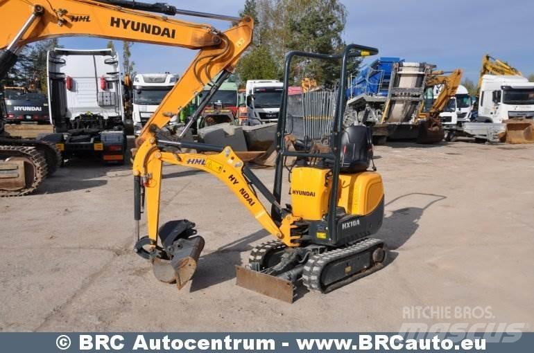 Hyundai HX10A Mini ekskavatörler, 7 tona dek