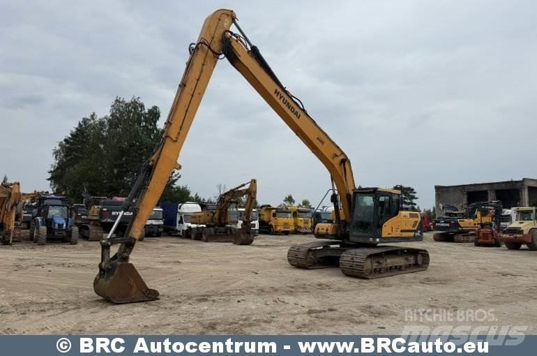 Hyundai HX220LR Paletli ekskavatörler