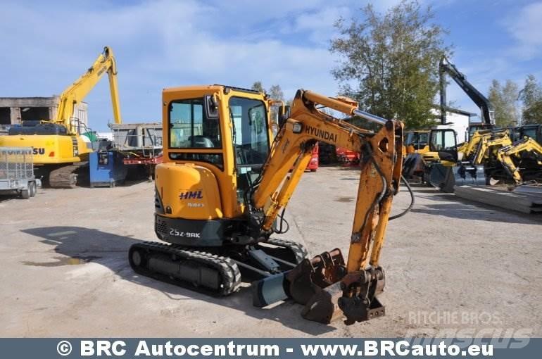 Hyundai R25Z-9AK Mini ekskavatörler, 7 tona dek