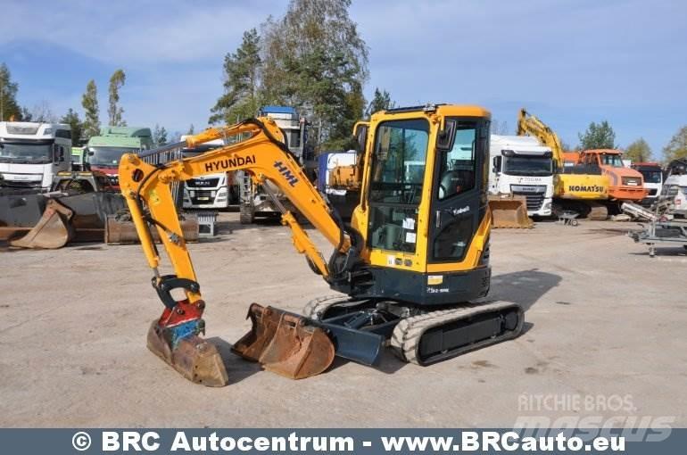 Hyundai R25Z-9AK Mini ekskavatörler, 7 tona dek