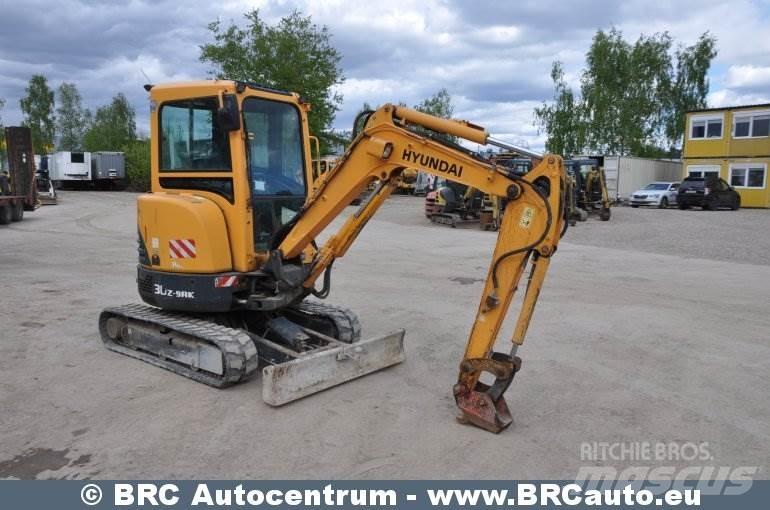 Hyundai R30Z-9AK Mini ekskavatörler, 7 tona dek