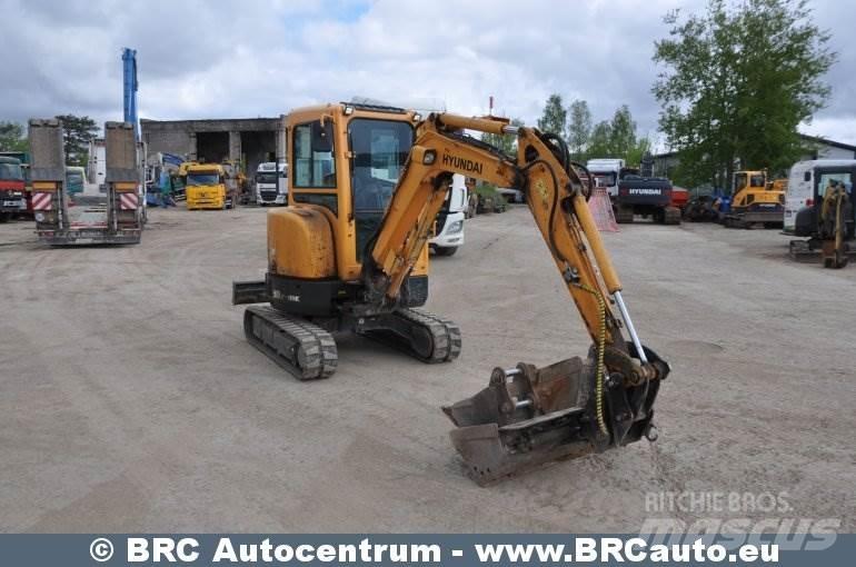 Hyundai R30Z-9AK Mini ekskavatörler, 7 tona dek