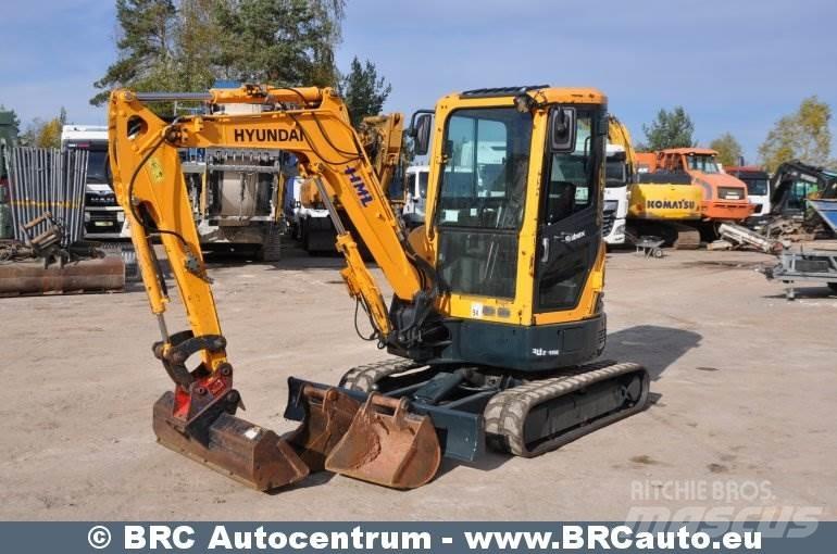 Hyundai R30Z-9AK Mini ekskavatörler, 7 tona dek
