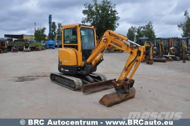 Hyundai R30Z-9AK Mini ekskavatörler, 7 tona dek