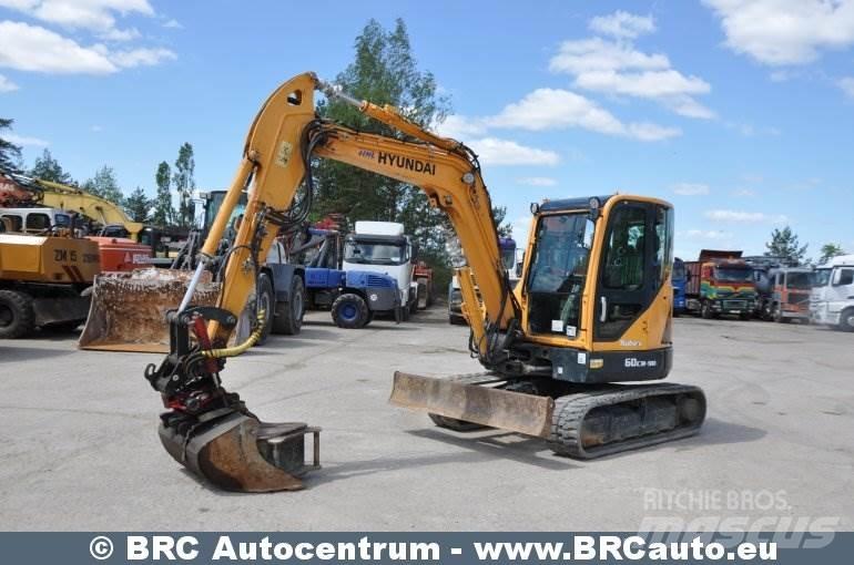 Hyundai R60CR-9A Mini ekskavatörler, 7 tona dek