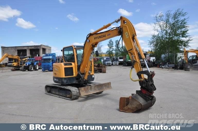 Hyundai R60CR-9A Mini ekskavatörler, 7 tona dek