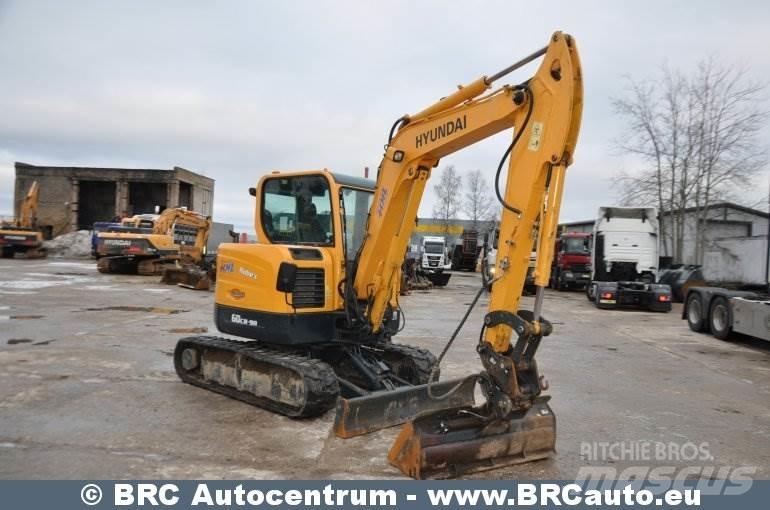 Hyundai R60CR-9A Paletli ekskavatörler