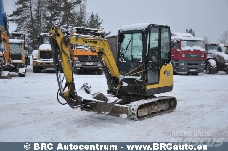 Yanmar SV26 Mini ekskavatörler, 7 tona dek