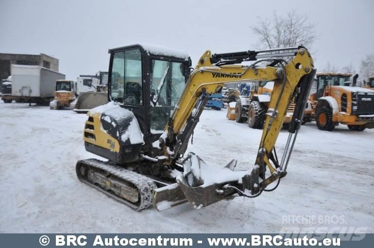 Yanmar SV26 Mini ekskavatörler, 7 tona dek