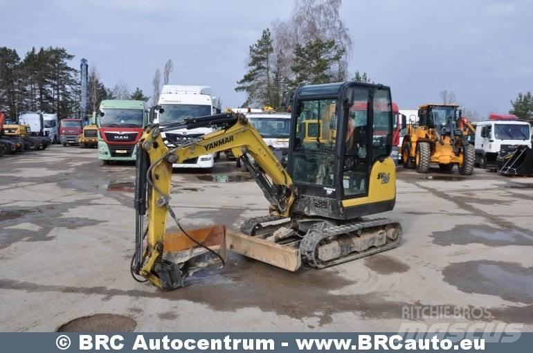 Yanmar SV26 Mini ekskavatörler, 7 tona dek