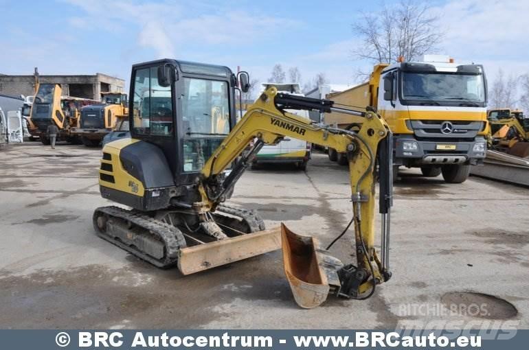 Yanmar SV26 Mini ekskavatörler, 7 tona dek