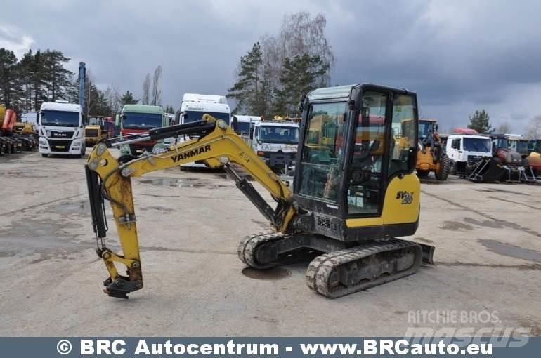 Yanmar SV26 Mini ekskavatörler, 7 tona dek