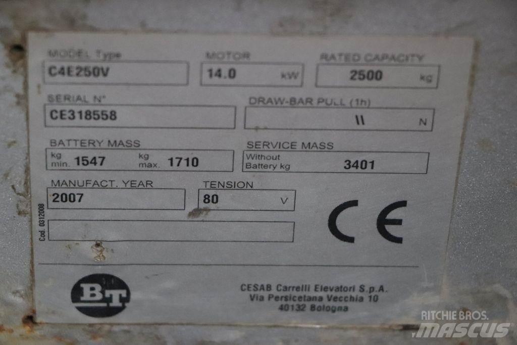 BT C4E250V Elektrikli forkliftler
