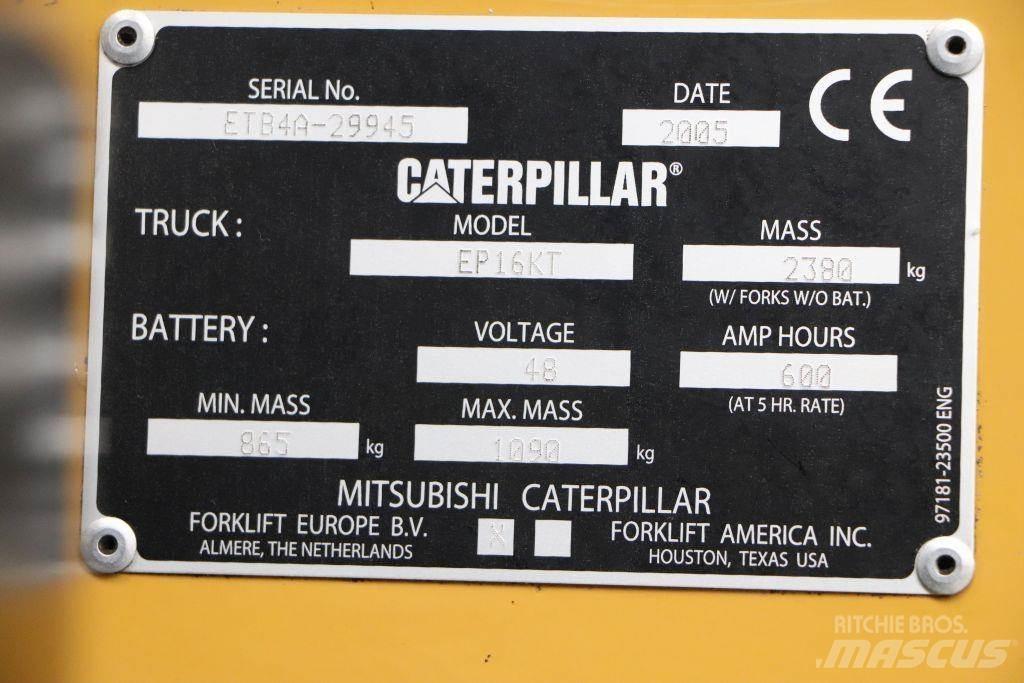 CAT EP16KT Elektrikli forkliftler