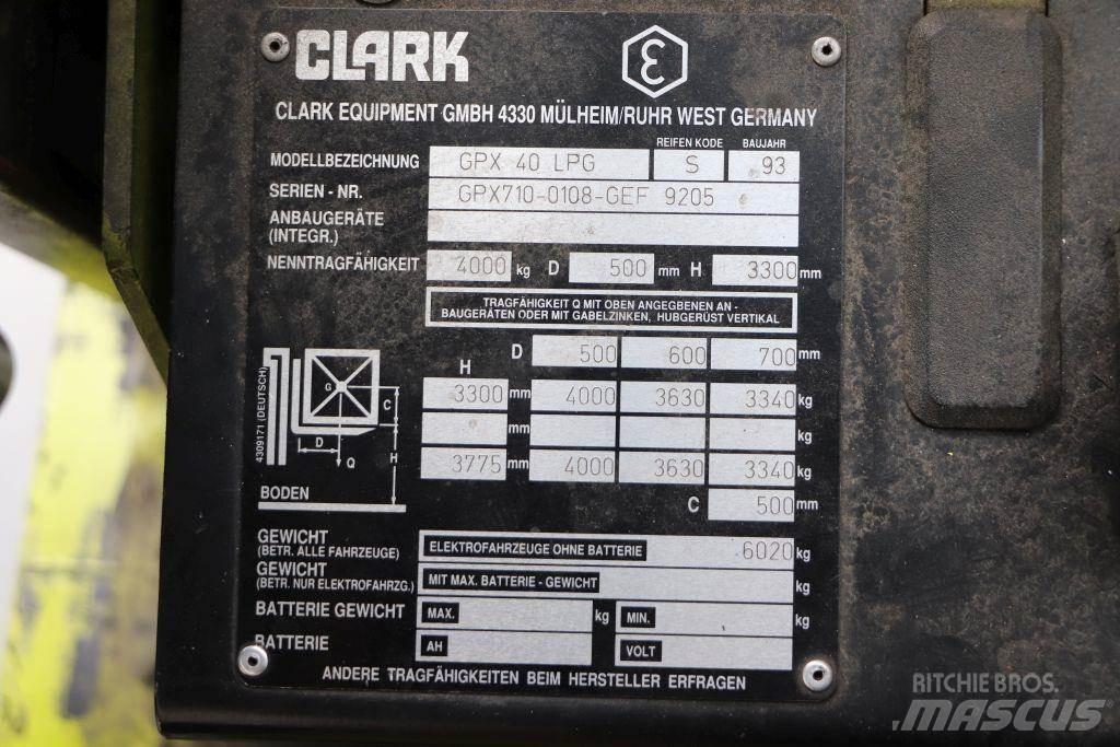Clark GPX 40 LPG'li forkliftler