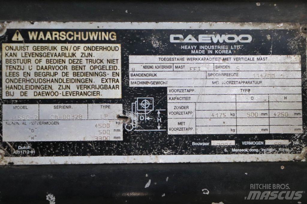 Daewoo G45SC-2 LPG'li forkliftler