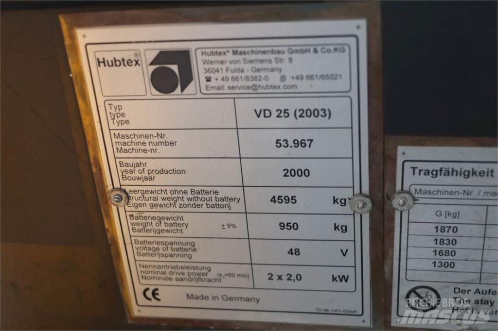 Hubtex VD 25 Sideloader - dört yönlü forkliftler