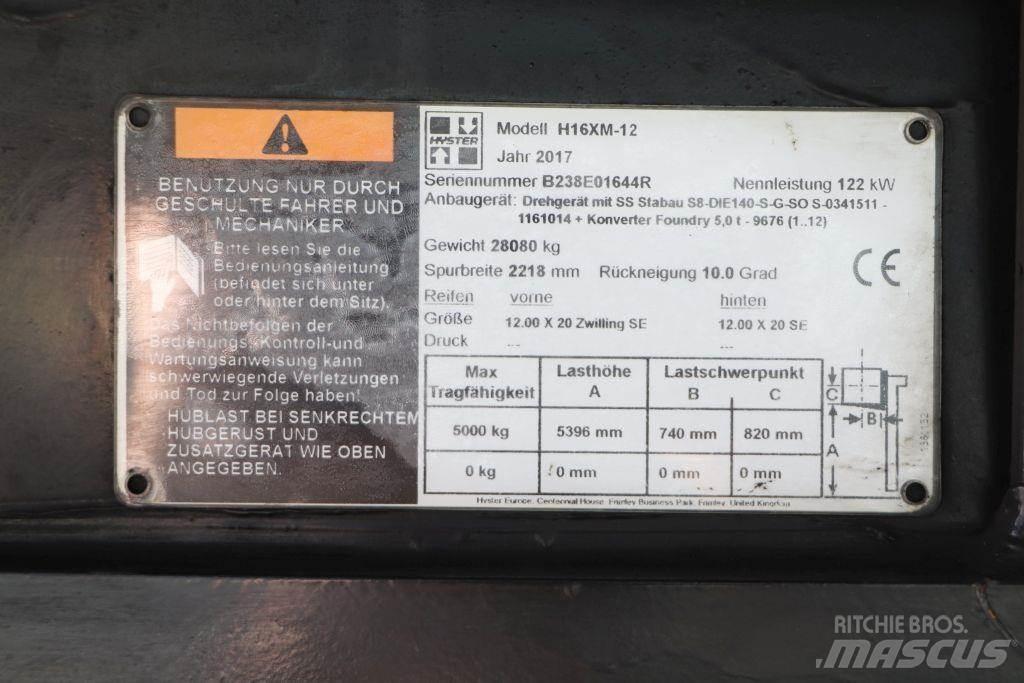 Hyster H16XM-12 Dizel forkliftler