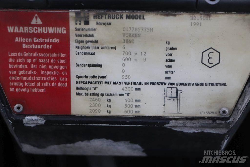 Hyster H2.50XL LPG'li forkliftler