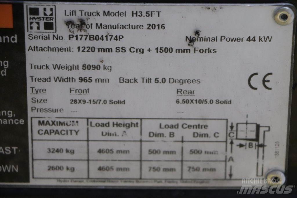 Hyster H3.5FT LPG'li forkliftler