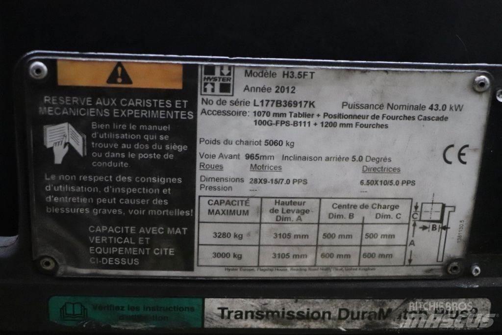 Hyster H3.5FT Dizel forkliftler
