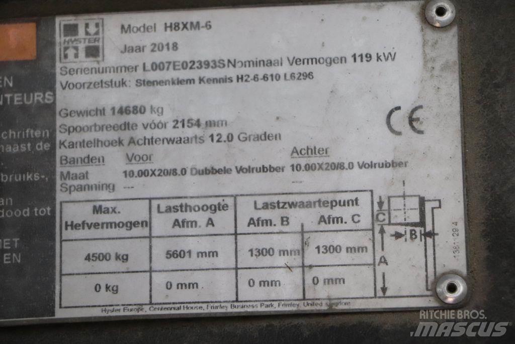 Hyster H8XM-6 Dizel forkliftler