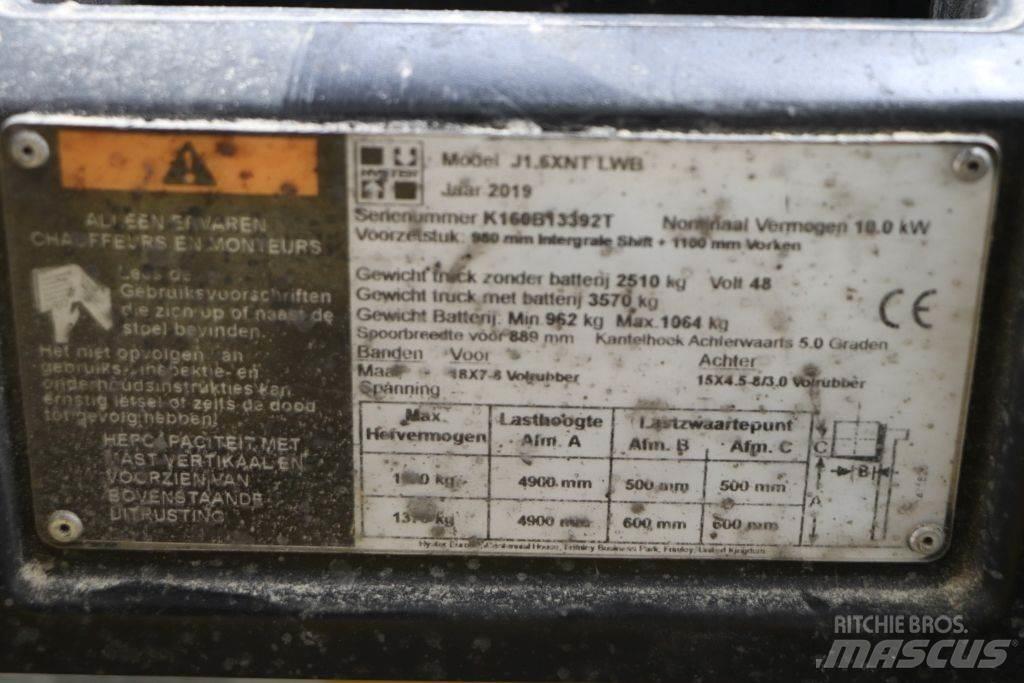Hyster J1.6XNT Elektrikli forkliftler
