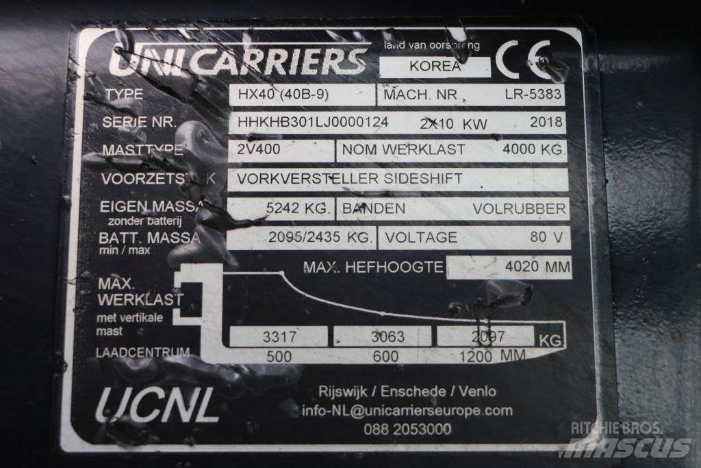 Hyundai 40B-9 Elektrikli forkliftler