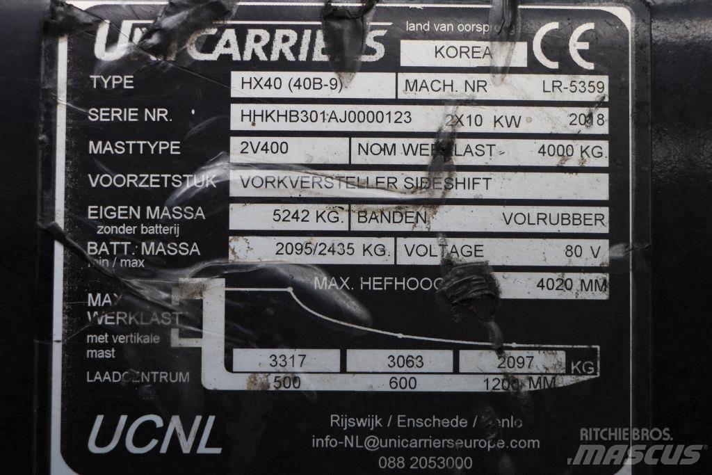 Hyundai 40B-9 Elektrikli forkliftler