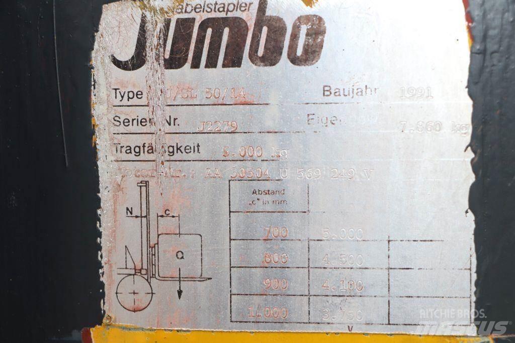 Jumbo J/SH/50/14/40 Sideloader - dört yönlü forkliftler