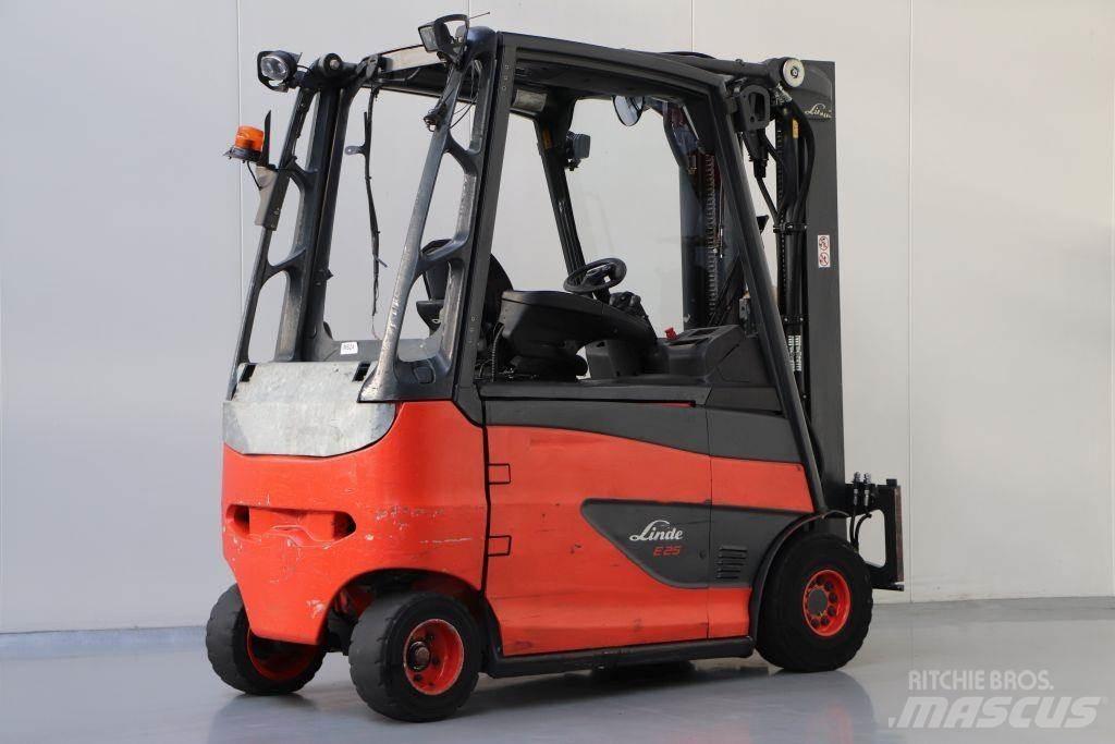 Linde E25HL-01/600 Elektrikli forkliftler