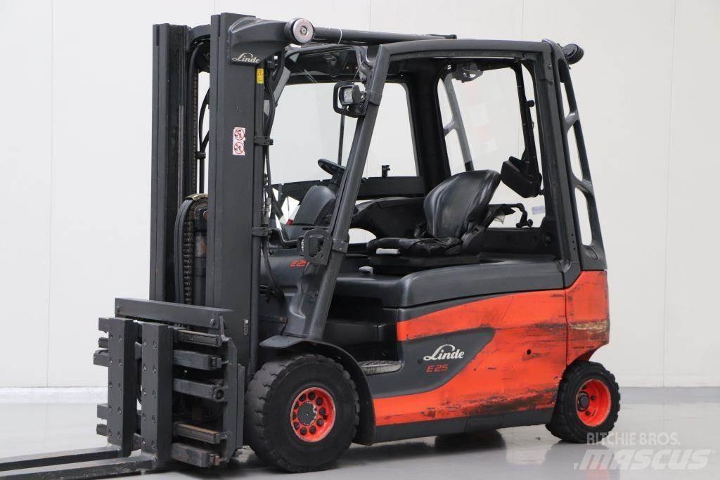 Linde E25L-01 Elektrikli forkliftler